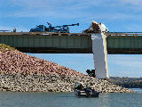 Truck Wreck on I-90 Bridge